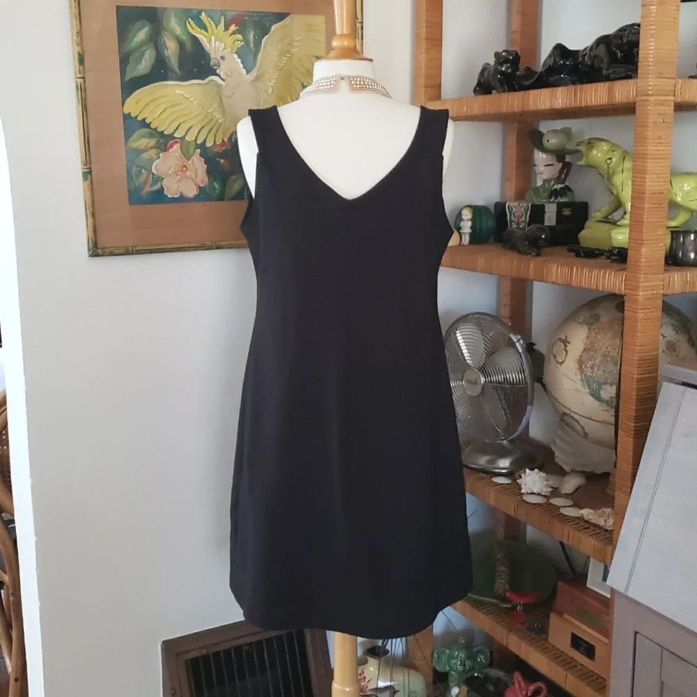 Vintage 90's Frederick's Of Hollywood Bodycon Black Dress Size XL - Picture 5 of 11
